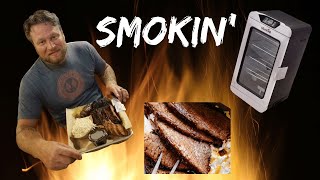 Using My New CharBroil Electric Smoker [upl. by Locklin412]