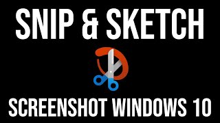 How to Use Snip amp Sketch On Windows 1011 laptop snipandsketch [upl. by Malka]