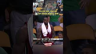 Boston Fans Chant “Lets Go Celtics” Endlessly in Blowout Lebron Witnesses Best Sports Fans shorts [upl. by Gosnell353]