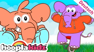 Elefantenlied  Elephant Song  Kinderreime Und Kinderlieder  Hooplakidz Deutsch [upl. by Jean-Claude]