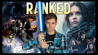 All Star Wars Movies Ranked [upl. by Rebmak]