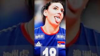 Tijana Bošković Serbian volleyball playershortsvideo [upl. by Yeorgi]