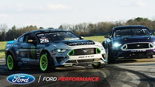 The 2018 Ford Mustang RTR team Formula Drift Reveal  Ford Performance [upl. by Leelaj]