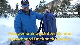 Patagonia SnowDrifter Pack 30L Review [upl. by Grimonia]