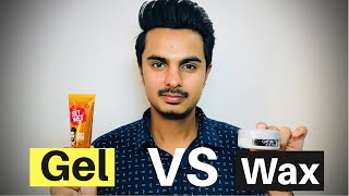 Difference between Hair Wax and Gel  Hair Wax VS Gel [upl. by Anelehs]