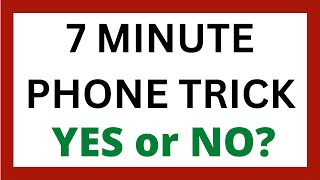 7 Minute Trick Review  Legit Phone System [upl. by Ewall296]