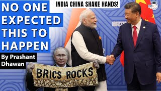 NO ONE EXPECTED INDIA CHINA TO SHAKE HANDS IN RUSSIA  First Time in 5 years [upl. by Kary]