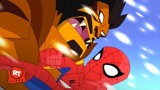 The Spectacular SpiderMan  SpiderMan vs Kraven the Hunter S2E2  Movieclips [upl. by Alexina]