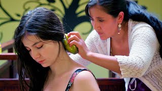 Doña Esperanzas ASMR whispering massage treatment for sleep and relaxation 😌 [upl. by Yetsirhc273]