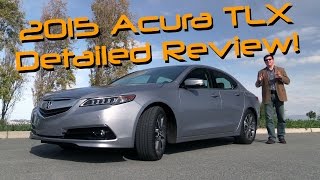 2015 Acura TLX Detailed Review and Road Test [upl. by Dolora]