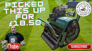 Atco Balmoral Cylinder Lawnmower is in need of a good service [upl. by Olvan]