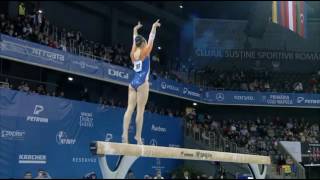 Eythora Thorsdottir Balance Beam Qualification 2017 Euros [upl. by Lanevuj967]