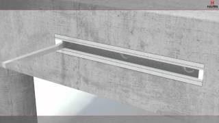 HALFEN Curtain Wall Installation Animation [upl. by Neerbas717]