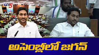 అసెంబ్లీలో తళుక్కుమన్న జగన్ YS Jagan in Ap Assembly Sessions  TV5 News [upl. by Lua]