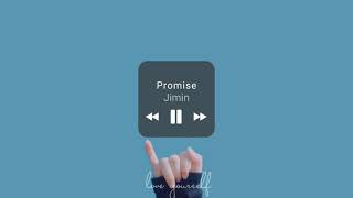 BTS Jimin  Promise  1 hour [upl. by Laeria948]