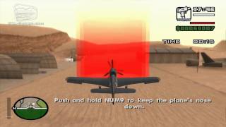 GTA San Andreas  Walkthrough  Pilot School 2  Land Plane HD [upl. by Maximo]