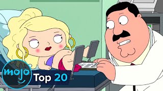 Top 20 Family Guy Moments That Made Fans Rage Quit [upl. by Relyuc]