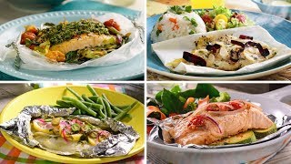 4 recetas de pescado empapelado [upl. by Niatsirk]