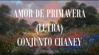 Amor de Primavera Letra Conjunto Chaney [upl. by Gradeigh]