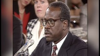 Flashback Clarence Thomas responds to Anita Hill [upl. by Ahsoj495]