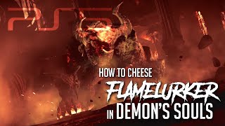 How to Cheese Flamelurker in Demons Souls PS5 Remake Easy Kill  Melee [upl. by Selda]