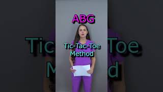 ABG TicTacToe Super Easy Nursing School short [upl. by Maguire241]