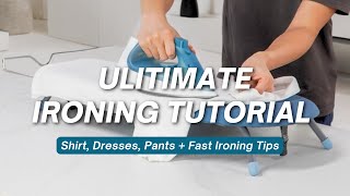 How To Iron Different Types Of Clothes  Foldable Ironing Board [upl. by Burnham69]