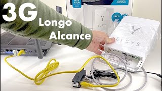 Como Instalar Internet Rural 3G e 4G Elsys Amplimax Passo a Passo Melhor que HughesNet [upl. by Rowney]