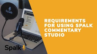 Requirements for using Spalk Commentary Studio [upl. by Etnoek]