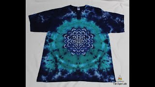 Making A Tie Dye Mandala Shirt Using Hemostats [upl. by Htieh]