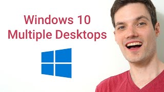 How to use Multiple Desktops on Windows 10 [upl. by Annam]