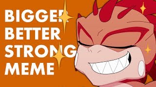 BIGGER BETTER STRONGER MEME Sonic OC [upl. by Enohs40]