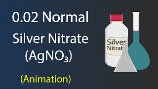 002 Normal silver nitrate solution  002 N AgNO3 solution  how to make 002 N silver nitrate [upl. by Dacie]