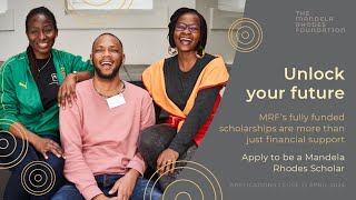 EXPLORING the Mandela Rhodes Scholarship 2025 intake  South African University Admissions  Essays [upl. by Reh]