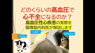 どのくらいの高血圧で心不全になるのか？高血圧性心疾患の実際を心不全基礎から循環器内科医が解説します [upl. by Yrtnej836]