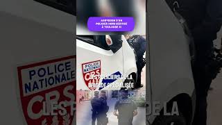 AGRESSION DUN POLICIER HORS SERVICEÀ TOULOUSE 👀 [upl. by Kopans]