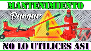 Mantenimiento GATO HIDRAULICO Cambiar ACEITE Y PURGAR Gato BOTELLA CARRETILLA Reparar 💯 Ahorra 💲 ✅ [upl. by Kraft]