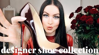 MY DESIGNER SHOE COLLECTION  CHRISTIAN LOUBOUTIN VALENTINO GUCCI amp MORE  EMMA MILLER [upl. by Fischer286]