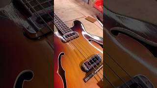 repair of an old Musima 1657 Bass guitar [upl. by Nailliw]