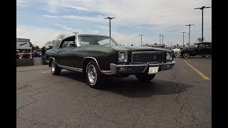 1971 Chevrolet Monte Carlo SS in Antique Green amp 454 Engine Sound on My Car Story with Lou Costabile [upl. by Latta]