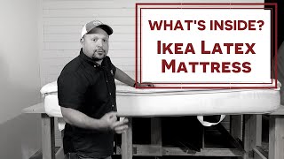 The Anatomy of a Mattress Ikea Latex Mattress [upl. by Lednem]