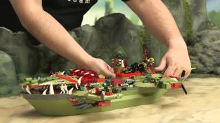 LEGO® Legends of Chima  Craggers Command Ship 70006 [upl. by Nennek]