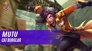 MUTU MAEVE PALADINS COMPETITIVE PRO PLAYER CAT BURGLAR [upl. by Nilsoj]