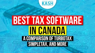 TOP 6  Best Tax Software in Canada TurboTax SimpleTax UFile TaxTron CloudTax StudioTax [upl. by Carlita]