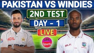 PAKISTAN vs WEST INDIES 2ND TEST MATCH LIVE COMMENTARY  PAK Vs WI TEST Live  PAK Vs WI Live [upl. by Morehouse]