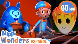 Guitarra  Blippi Wonders  Caricaturas para niños [upl. by Annaiv]