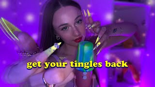 CLICK to get your TINGLES BACK ☆💫 unpredictable  delayed ASMR to CURE ur tingle immunity ☆💫😴 [upl. by Noit]