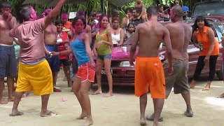 Trinidad Tassa Dance Off Competition  Guanapo River Pool 2013 [upl. by Adamsun]