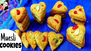 Muesli Cookies Recipe  Healthy amp Yummy Cookies Recipe  Cookies Recipe [upl. by Yendroc]