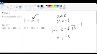 2022 AMC 10A Problem 6 [upl. by Akinak]